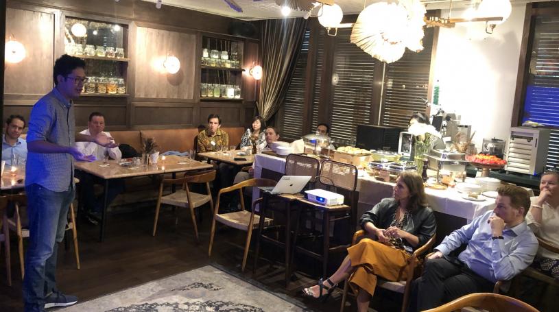 The audience was interested to learn more about Gojek's sustainability strategy